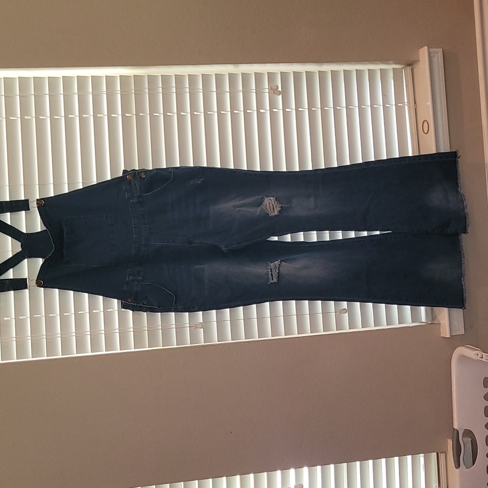 Denim overalls size 2xl